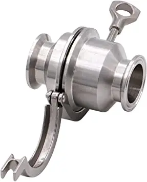 AOMITE stainless steel sanitary vertical NRV non return valve spring dual plate check valve