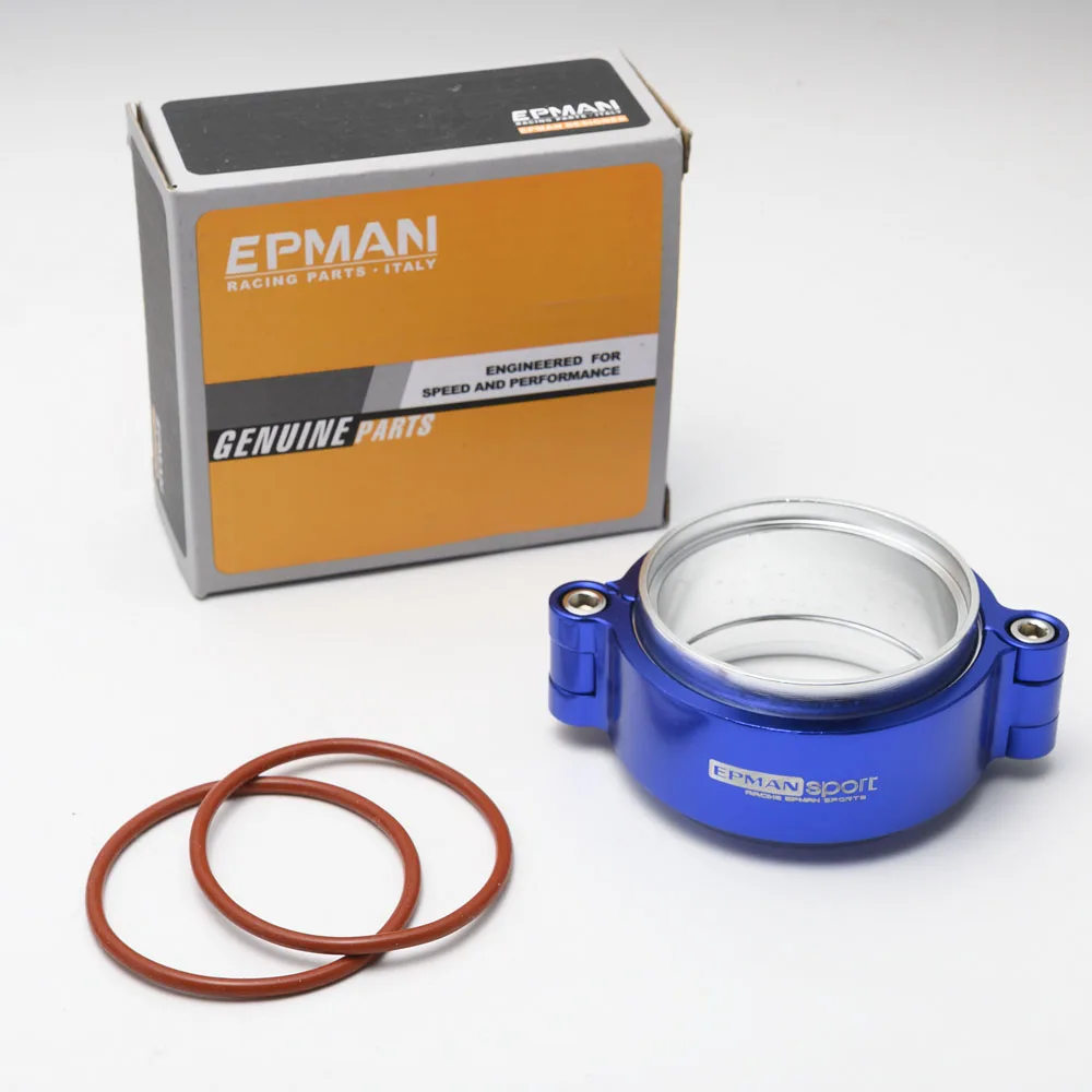 Epman Hd Exhaust Vband Clamp W Flange System Assembly Anodized Clamp