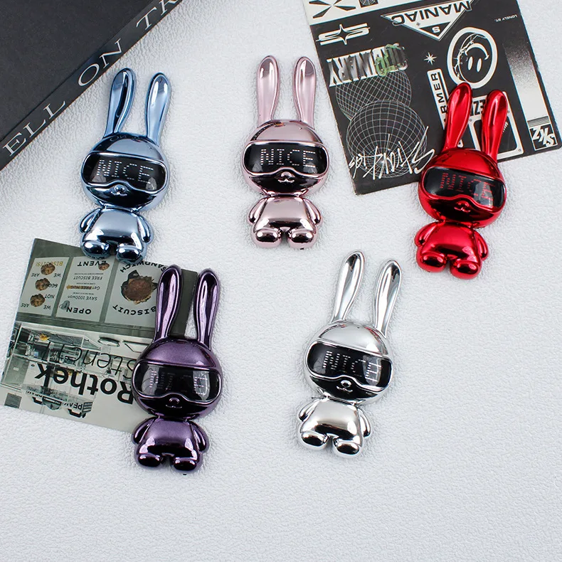 Cartoon rabbit designs ABS Mobile Phone Holders Back Stick Stand Desktop Lazy holders