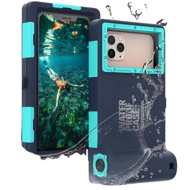 Phone Case Suitable for 4.7-6.9inche diving photo phone waterproof case 15m for swimming photo and video protection case