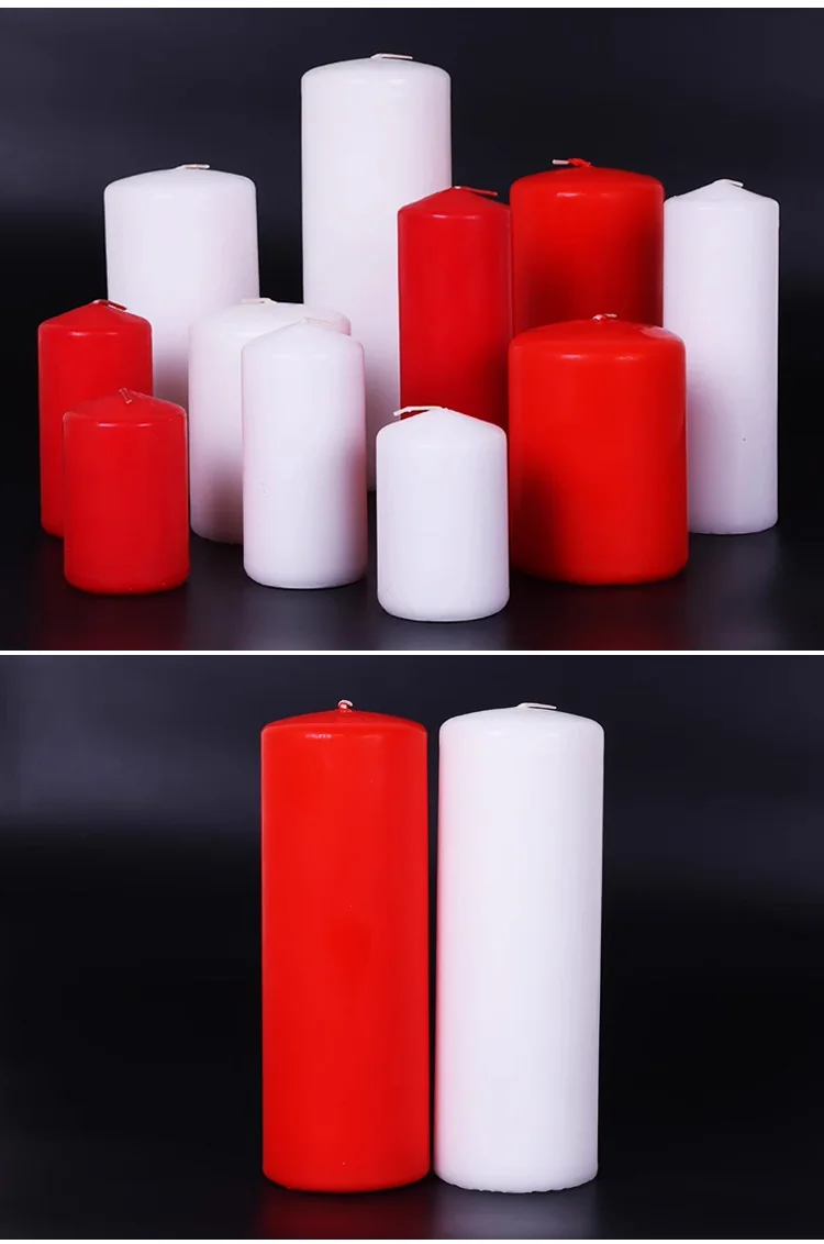 White Large Pillar Candle Christmas Pillar Candles Candle Pillar Decorative Ribbed Buy Large