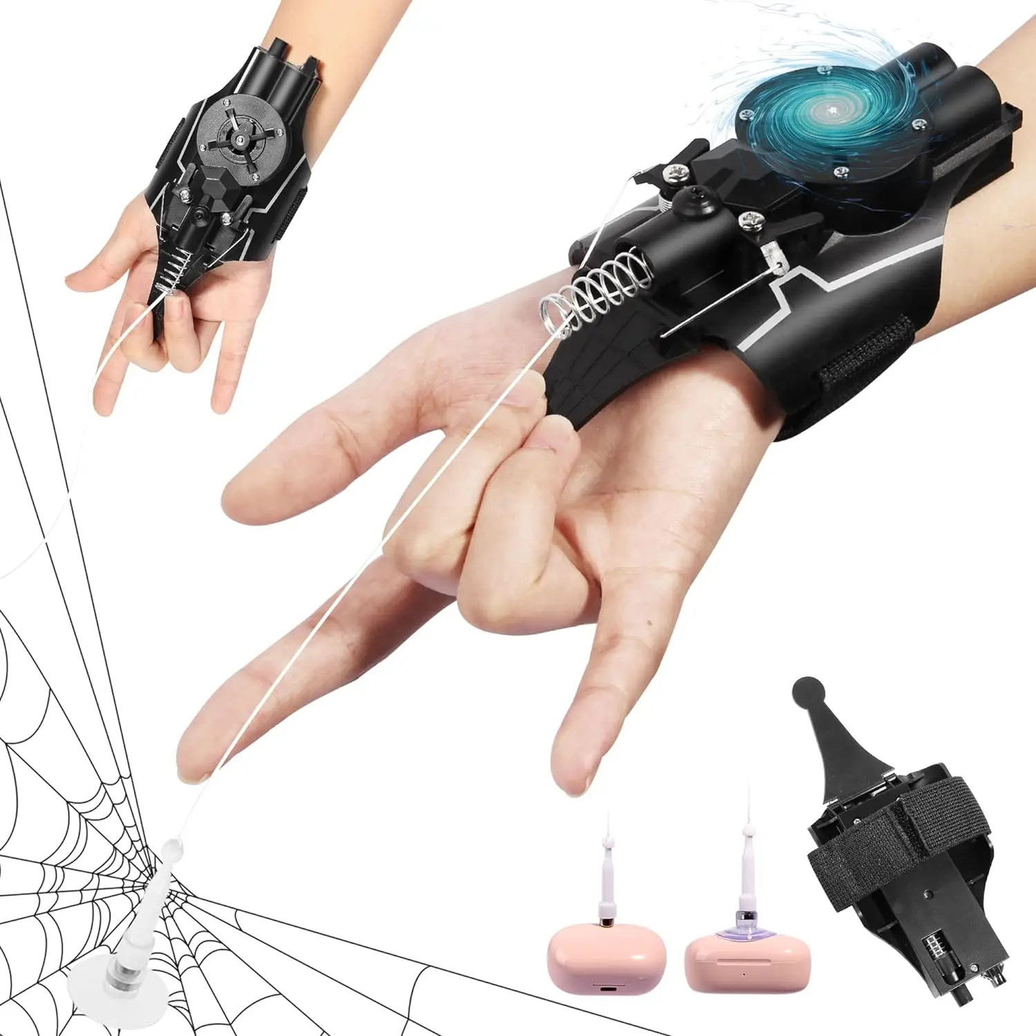 Newest Spider String Shooter Wrist Launcher String Shooters Toy Holiday ...