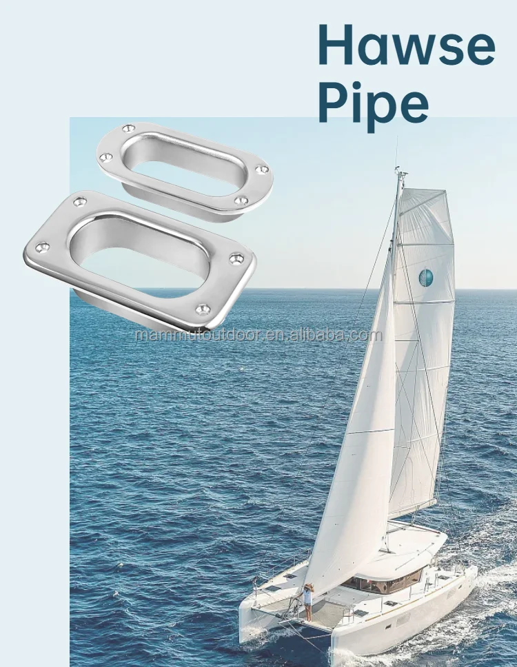 Aisi 316 Marine Grade Oval Hawse Pipe,Boat Deck Hawse Pipe Buy