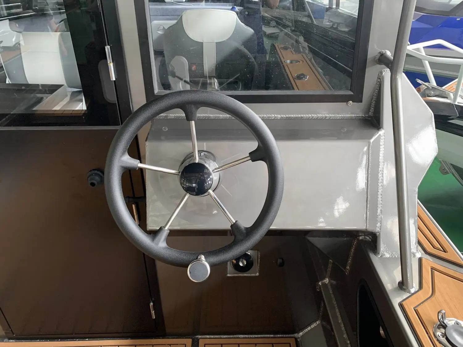 Продажа с завода Sea King, 25 футов, легкое ремесло, все сварные морские алюминиевые лодки для рыбалки с грязной кабиной