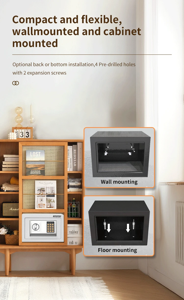 CEQSAFE Custom Mini Money Jewelry Digital Electronic Lock Safe Box Home Safe Box with Lock details