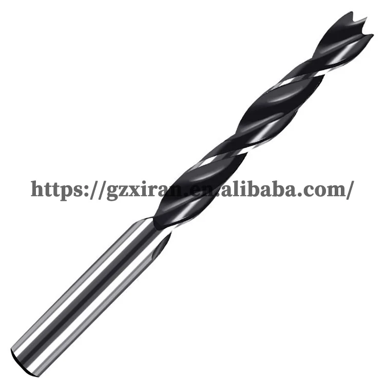 HSS Wood Drill Bit 1.5-10mm Spur Brad Point Twist Drill Round Shank Woodworking