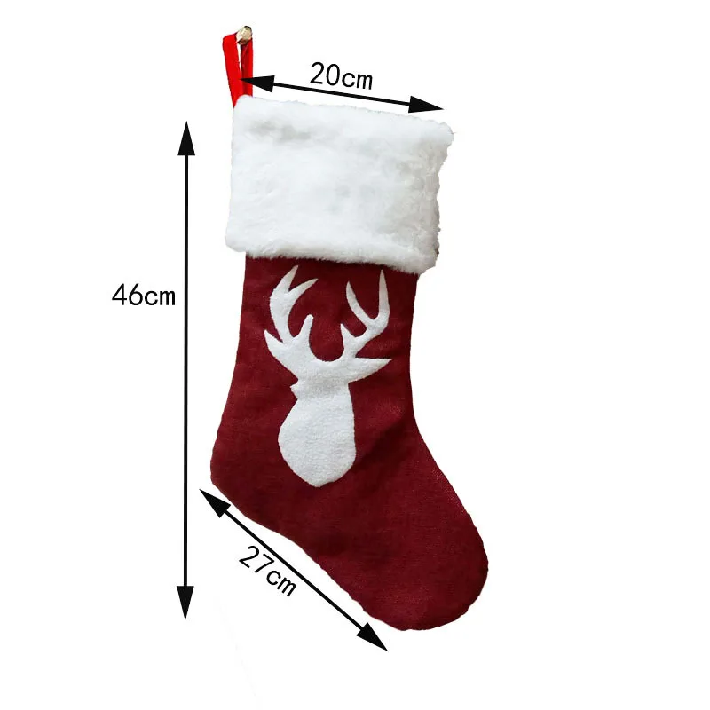 Family Christmas Decor Fireplace Hanging Stockings 18 Inch Height Red  Christmas Stockings With Faux Fur Cuff - Buy Christmas Stocking,Christmas  Stockings 2021,Christmas Stockings Plush Product on Alibaba.com