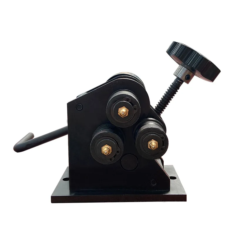 Manual Round Bender PR-3 Round Bending Machine Gear Driven Ring Roller Size 1"-3" and Round Steel Capacity 1/4"
