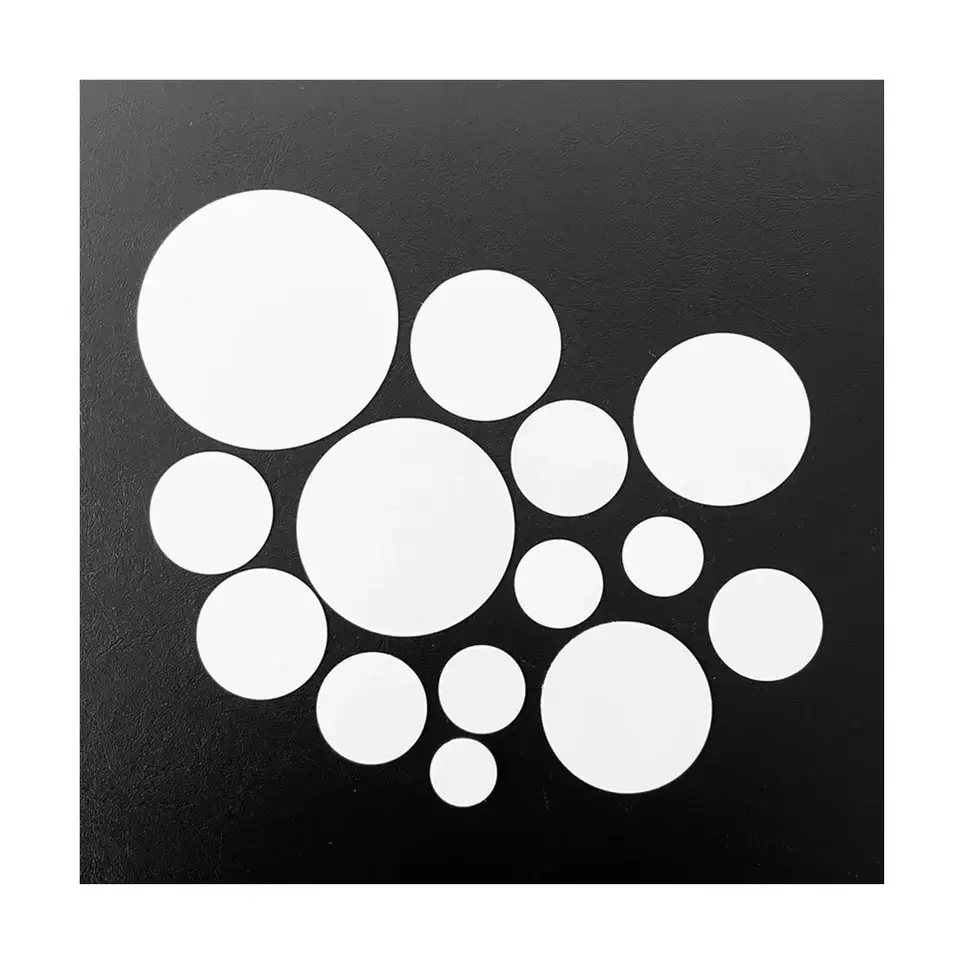 Aluminium Sublimation Blank Disc Round Sublimation Metal Sheet Necklace Blanks Disk for Jewelry Pendants Insert