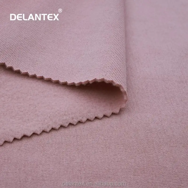 Delantex Custom Super Soft Raw Material Cute Graphics 100% Polyester Double Sided Polar Hoodie Fleece Fabric for Shirts Cloth