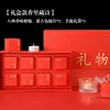 gold-embossed gift box, 8 pcs, Mongolian yurt candlestick