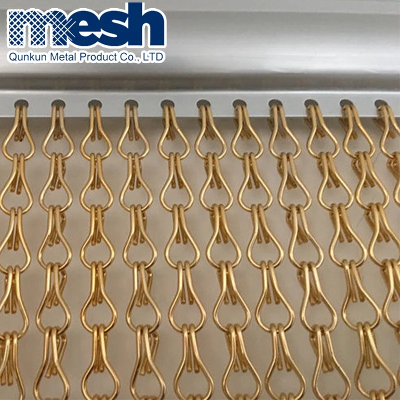 Decorative & Architectural Metal Curtain Chain Link Screen Curtains