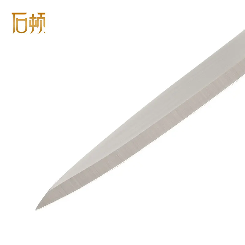 Хит продаж 9 дюймов один скос Sharp из нержавеющей стали с деревянной ручкой для кухни для японских суши лососевых рыб филетировочная сашими нож