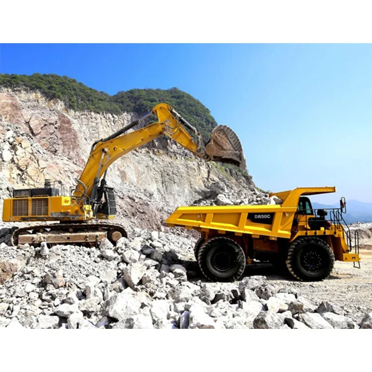 鉱山/採石場/集合体のための60Tonのダンプの鉱山のダンプの