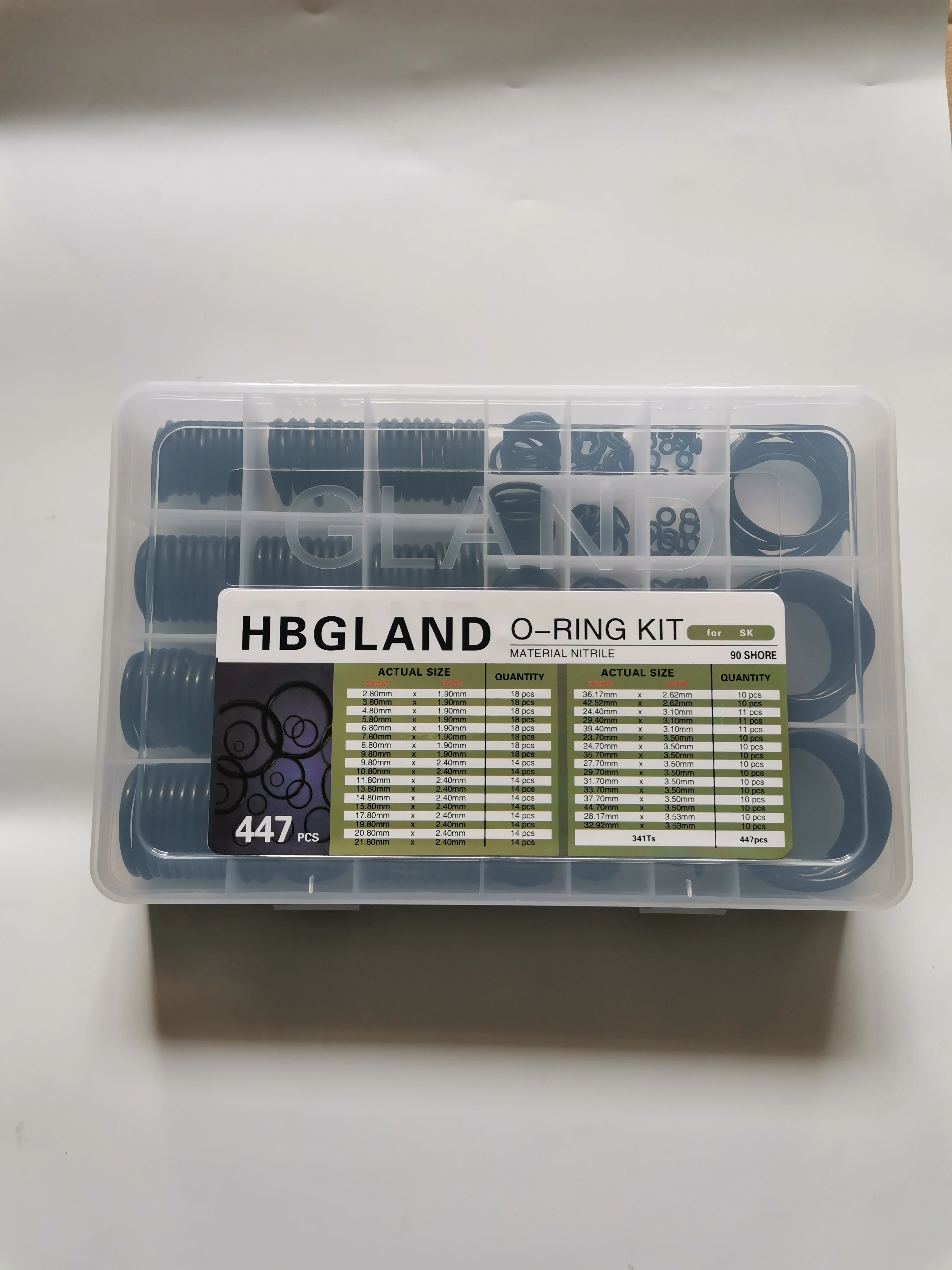 HD O-RING комплект для ремонта с уплотнительным кольцом nbr каучук o-образный кольцо уплотнения