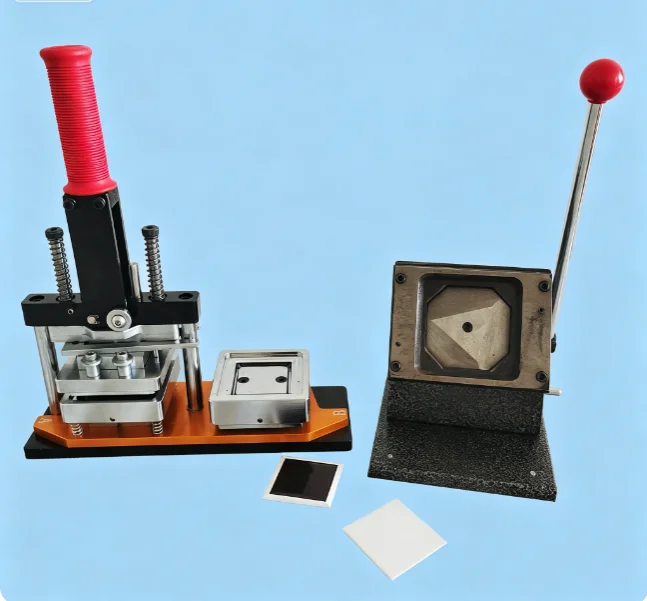 TEBAK Rectangle Fridge Magnet Maker Machine Kit Equipped with Paper Cutter and Full Fridge Magnet Raw Materials