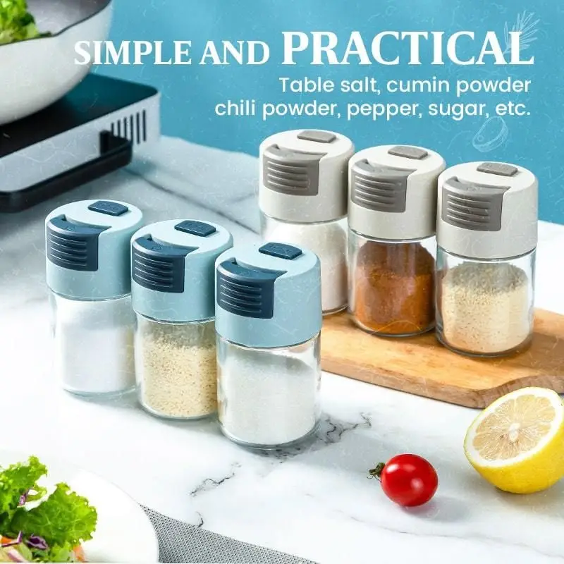 0.5g Seasoning Bottle Salt Pepper Powder Spicy Jar Containers