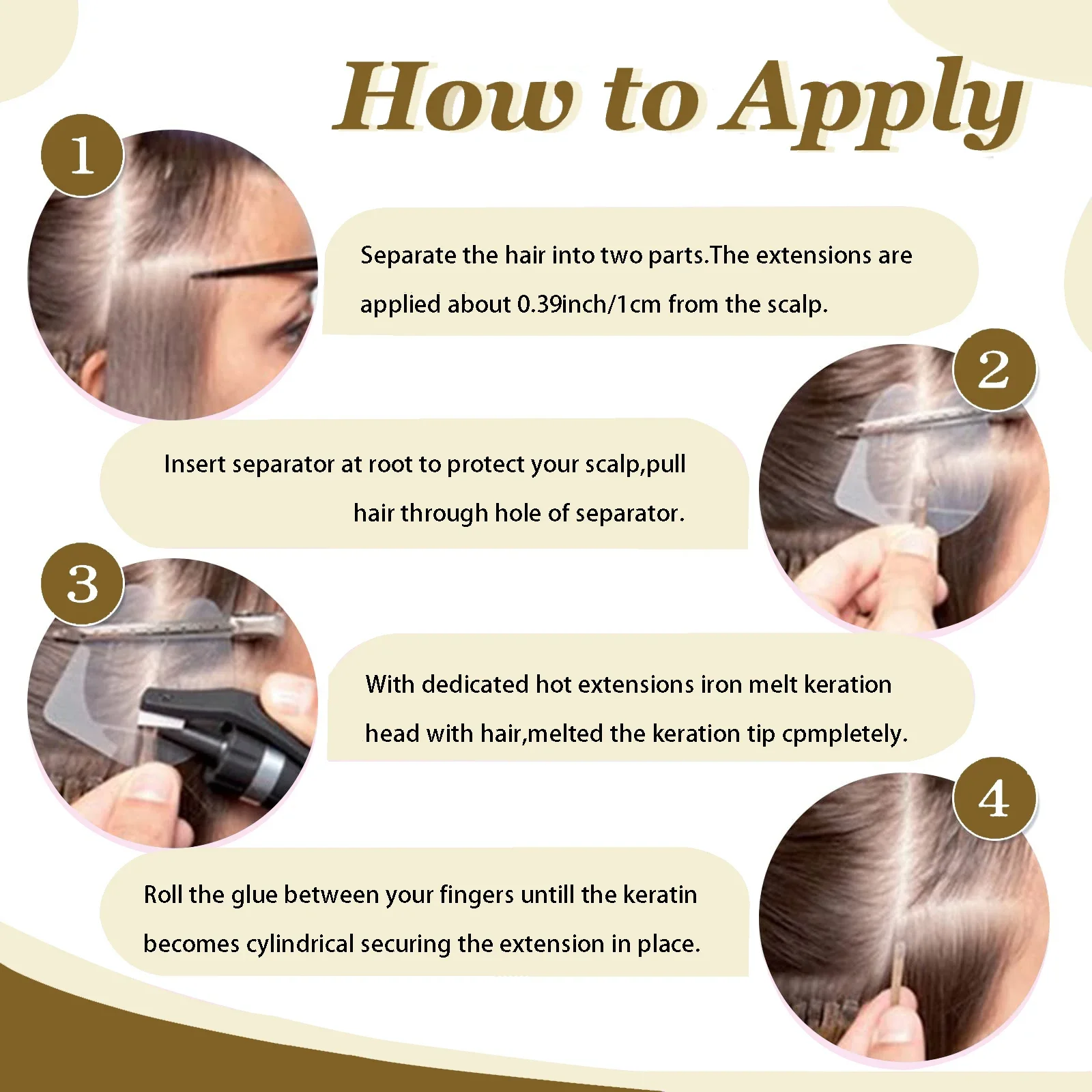 Gerade U-Tip-Haarverlängerungen, 100 % Echthaar, Nr. 1B, natürliche Farbe, Keratin-Kapsel-Fusion-Haarverlängerungen, 50 g/Packung, für Frauen_voghion.com