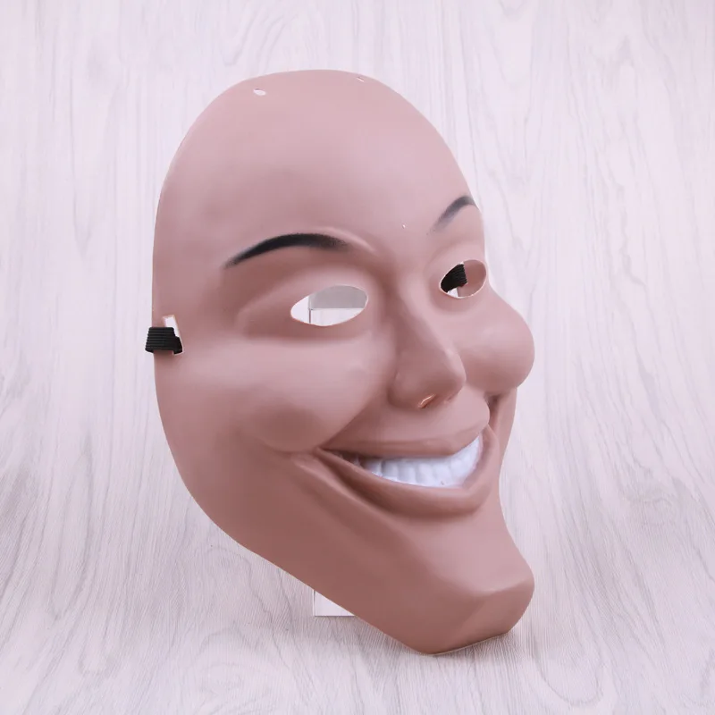 Halloween Female Horror Mask with Wig MOMO Cosplay Costume Props Scary Latex and EVA Material for Decorations