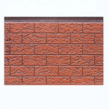 brick pattern new composite wall panels, metal carved panels, insulation decorative integration