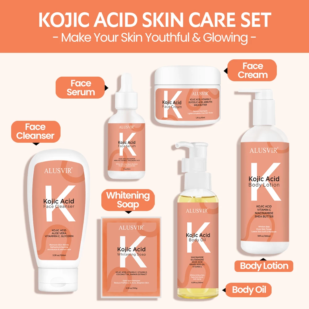 Private Label Skin Brightening Kojic Acid Strong Whitening Face Serum ...