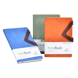Best-selling Large-capacity Buckle PU Notebook Simple Portable PU Notebook Multifunctional and Practical PU Notebook