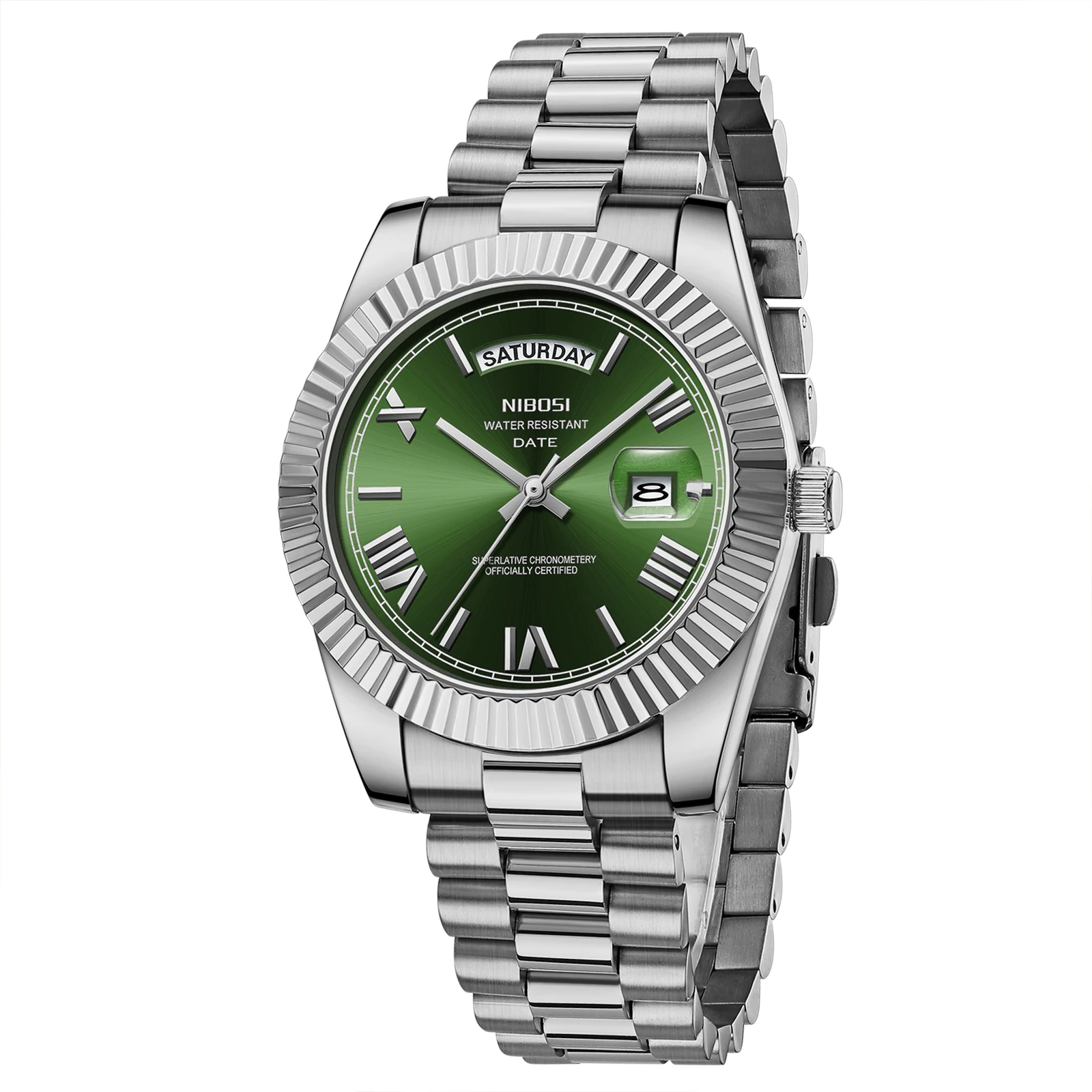 US Local Stock Fast Delivery NIBOSI 2628 Classic Waterproof Solid