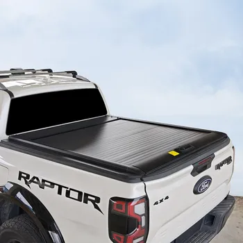 Pickup Truck Retractable Aluminum New Roller Lid Shutter Tonneau Cover for Ford Ranger raptor T6 T7 Maverick F150/350 B