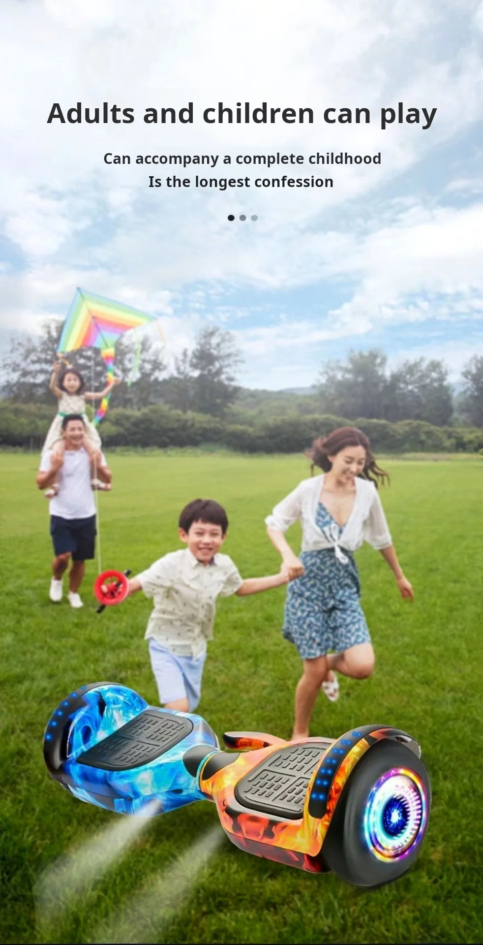 Hoverboard Bluetooth Self Balancing Scooter Anti-Slip Grip Pads