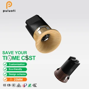 Cut Out 25MM 3W Recessed Aluminum COB LED 15° 24° 36° Spotlight Log Color 3000K/3500K/4000K Vintage Style Indoor Downlight