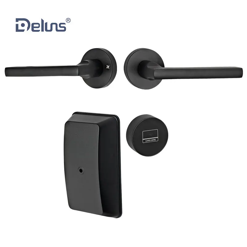 Deluns Smart Security Hotel Lock Management System Offline and Online Special Design for Key Unlock