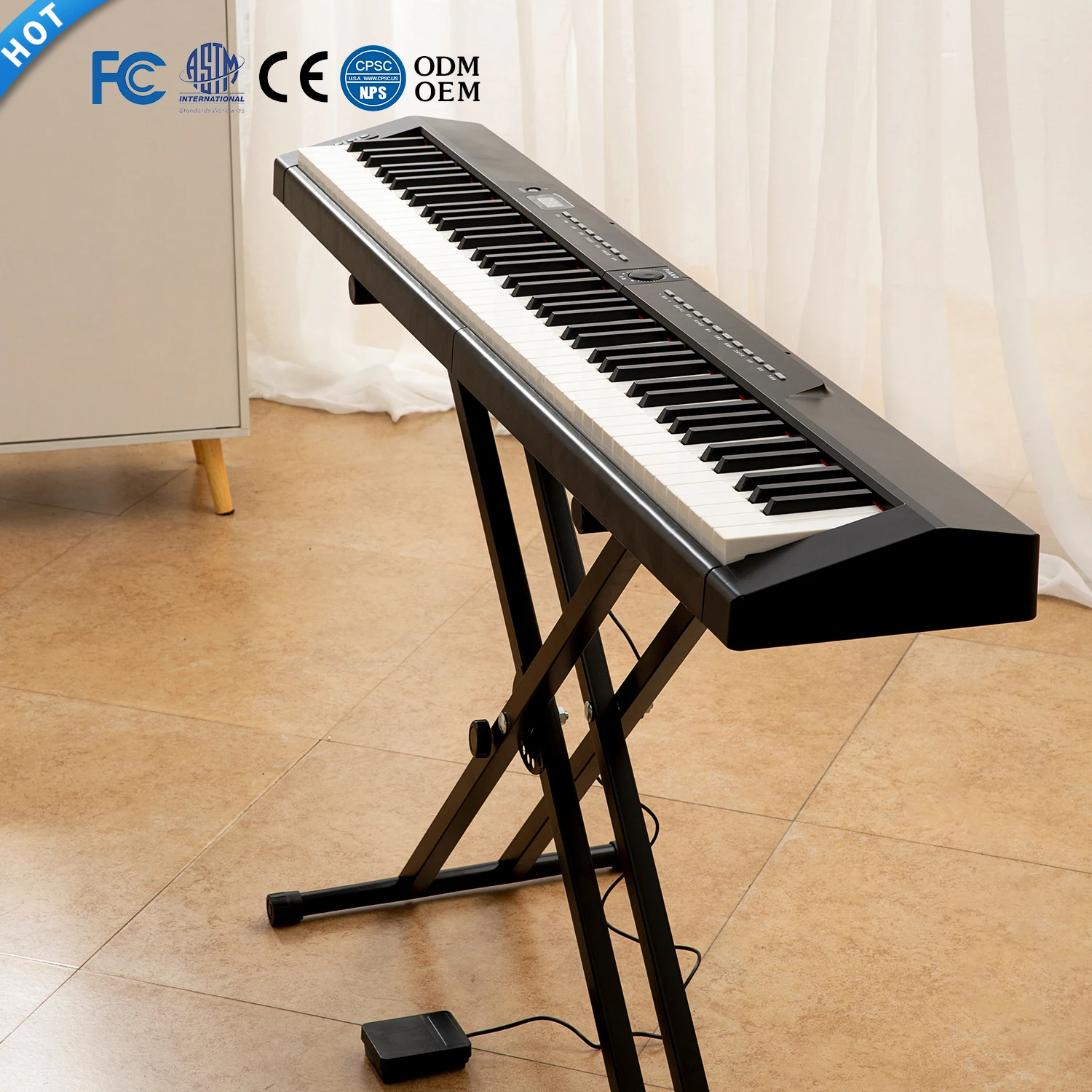 Portable Pianos Electronic Keyboard Midi Keyboard Piano Keyboard Electronic Organ For Sales