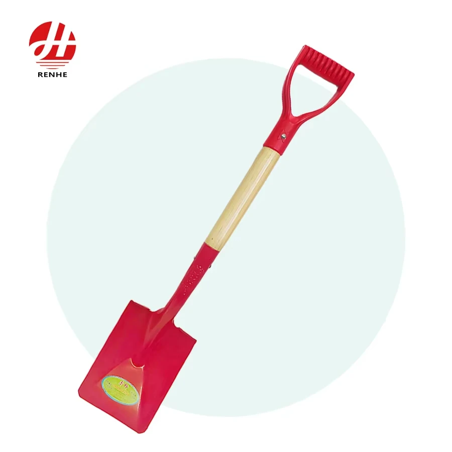 Children's Shovels Garden Digging Mini Multifunctional  Spade with Wooden Handle