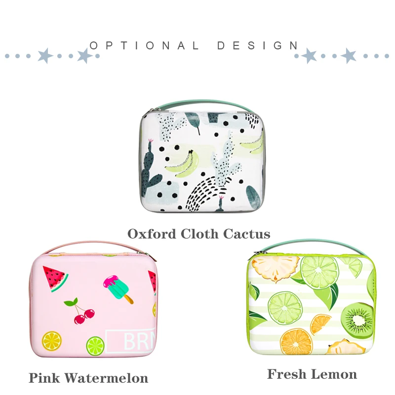 Outdoor Custom Logo Waterproof Hand Picnic Bag Travel Carrying Food Delivery Kids Lunch Box EVA Case manufacture