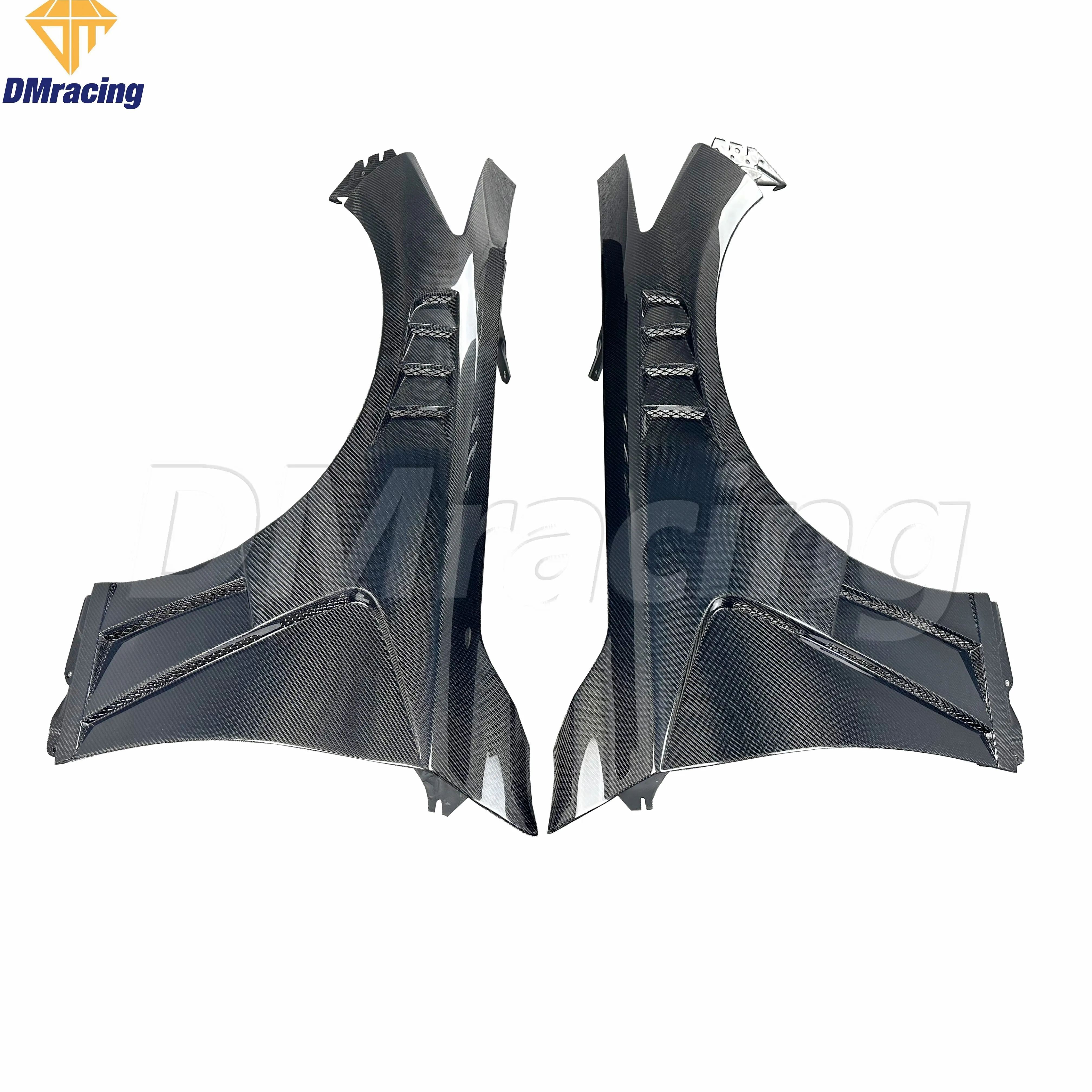 Dm V2 Style Carbon Fiber Vented Front Fender For Infiniti Q50 Q50s Q50l