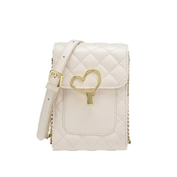 Summer fashion mini bag for women 2024 new trendy rhombus chain bag shoulder messenger bag