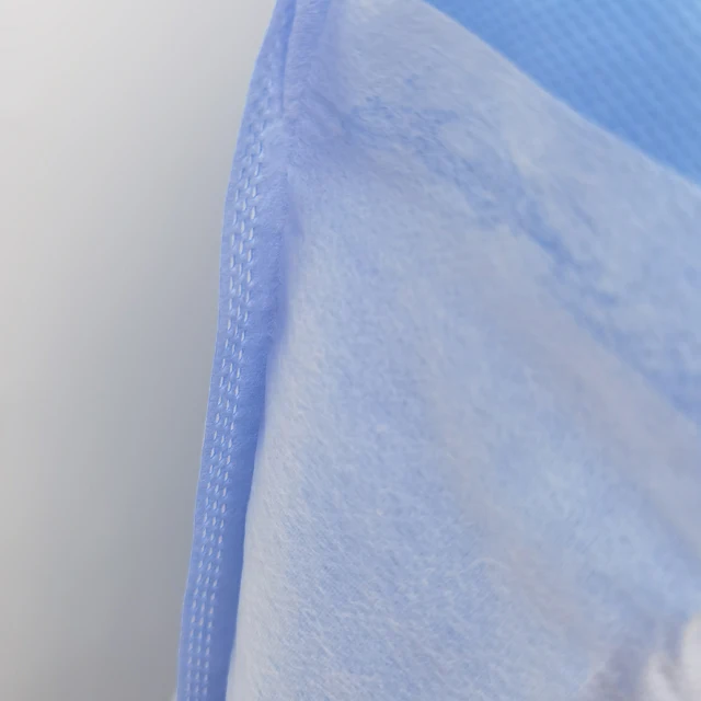 Одноразовый хирургический халат 45 г/м2, SMS/SMMS, антиспиртовой, хорошее качество и конкурентоспособная цена