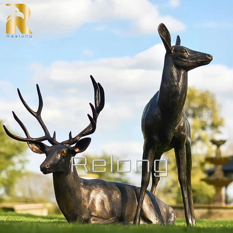鹿のブロンズ Bronze of a deer 【公式通販】