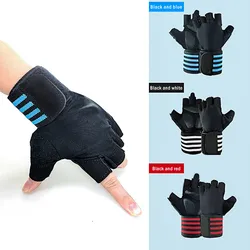 Workout Gloves Gym Gloves Weight Lifting Gloves for Men Women with Full Palm Pad Strong Wrist Wraps Support