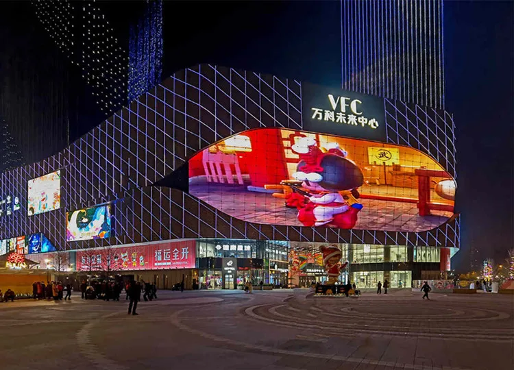 Front Luminous  P2.6-5.2 Transparent Display Led Screen ultra Thin  Display  High Transparency Led Display Xxxx China Music Vid