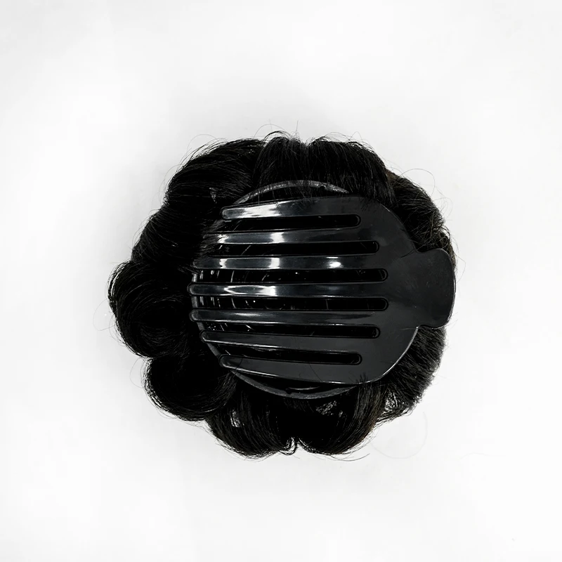 YR пучок волос резинки для наращивания Кудрявые Волнистые грязные синтетические шиньон женщин