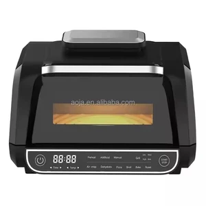 Smokeless 8L Grill Air Fryer Air Fryer Electric Stainless Steel Smokeless Grill 2 in 1 Indoor Bbq Grill air Fryer