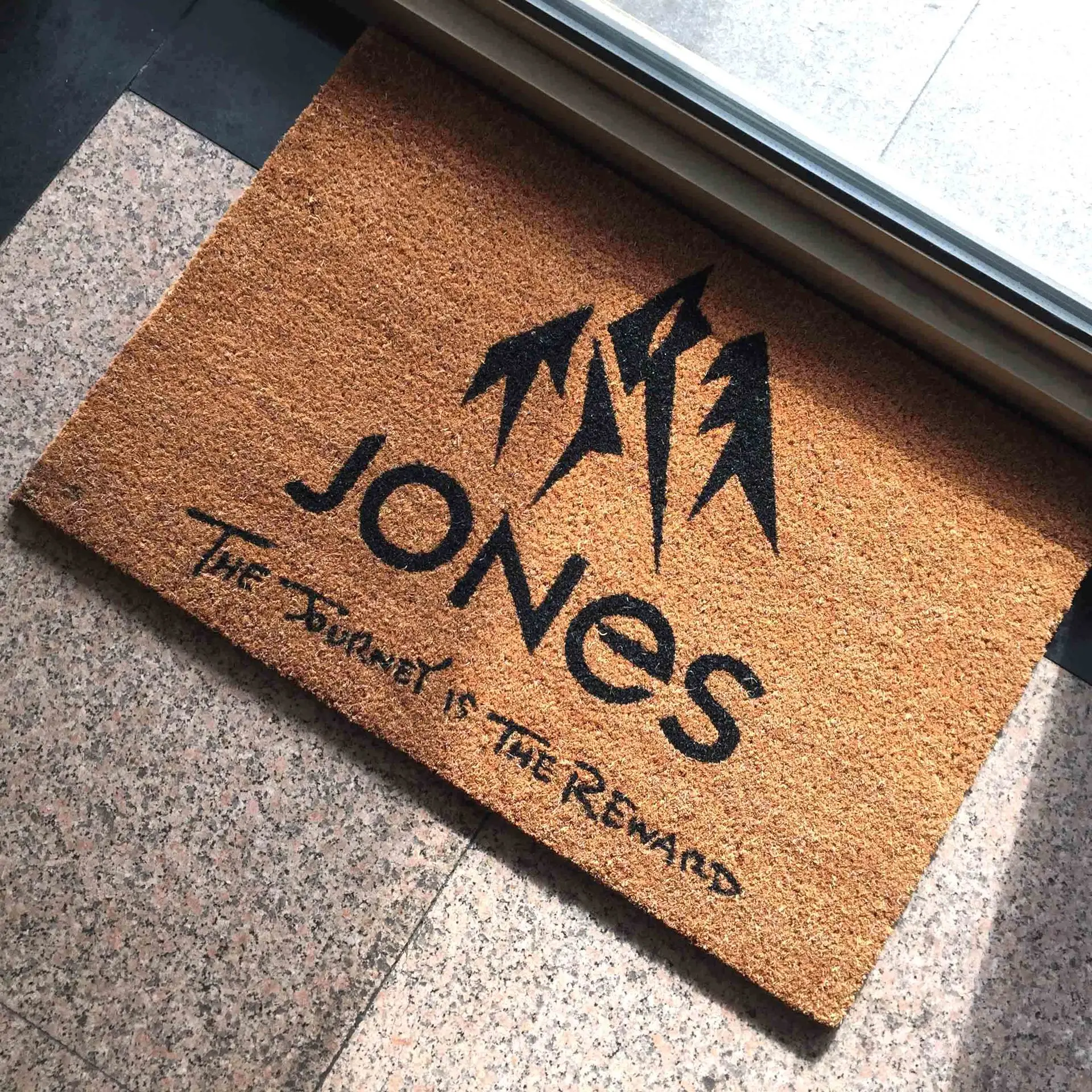 Outdoor Mat Coir Doormat Plain Custom Door Mats Blanks I'blank Brown