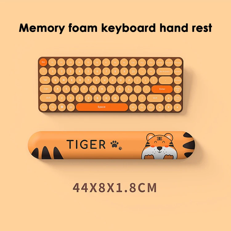 Cute Cat Pow Wrist Support Mouse Pad Ergonomic Soft Silicone Gel