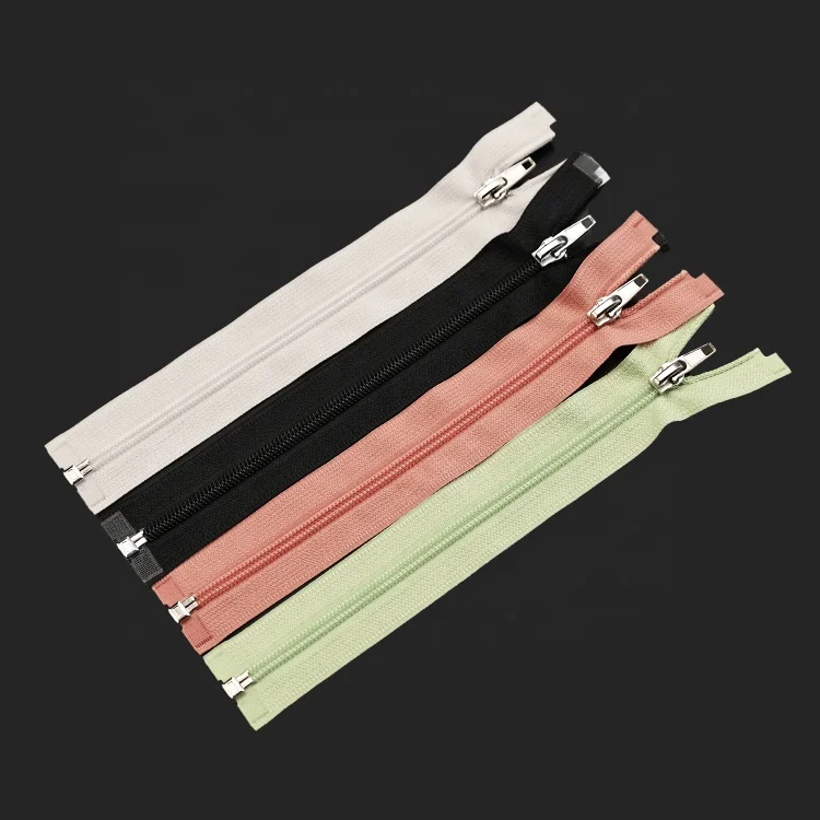 Wholesale Factory Price Custom Nylon Instant Locking Zipper Open End Cheap Nylon Zippers Yiwu Kee Kcc Hkk 5 #5 Nylon Zipper