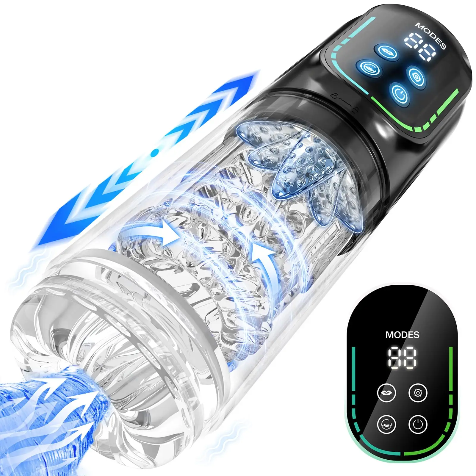 male masturbating devices Cum-Thru Penis Plug with Ring | Male Sex Toys main image 0