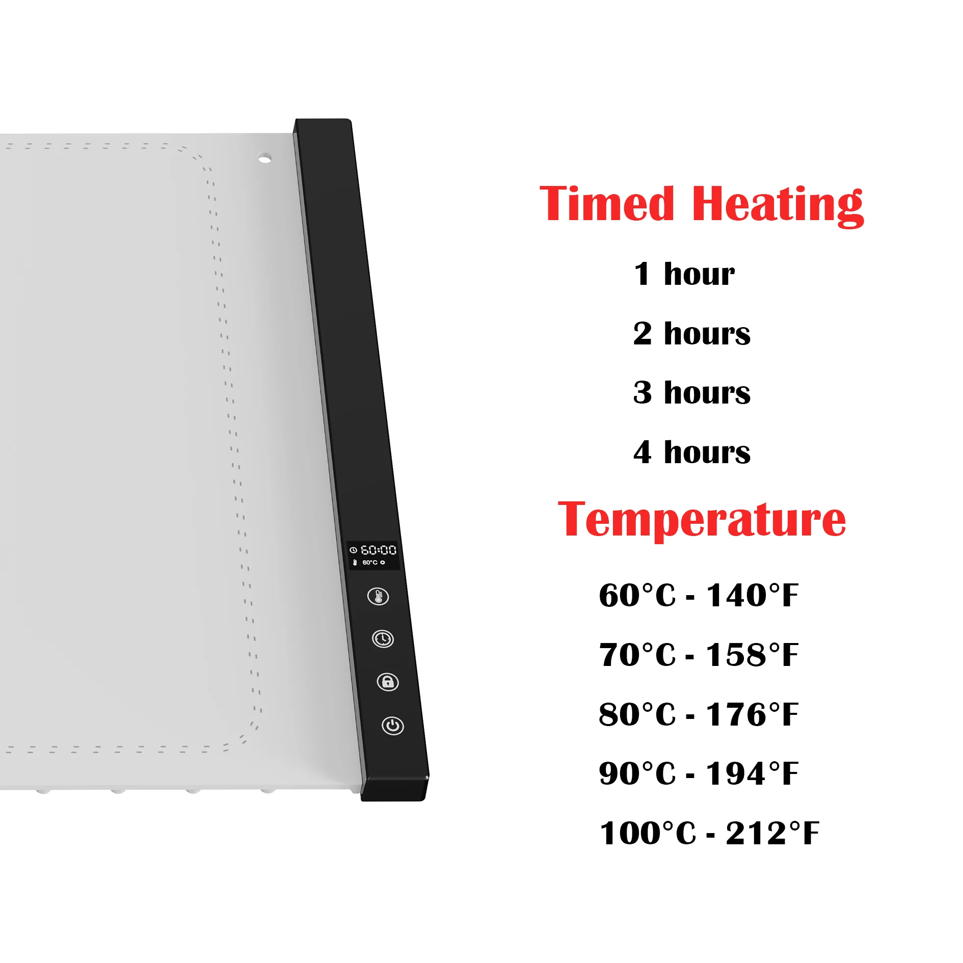 110/220v Voltage Large Size Foldable Silicone Food Warmer Warming Tray