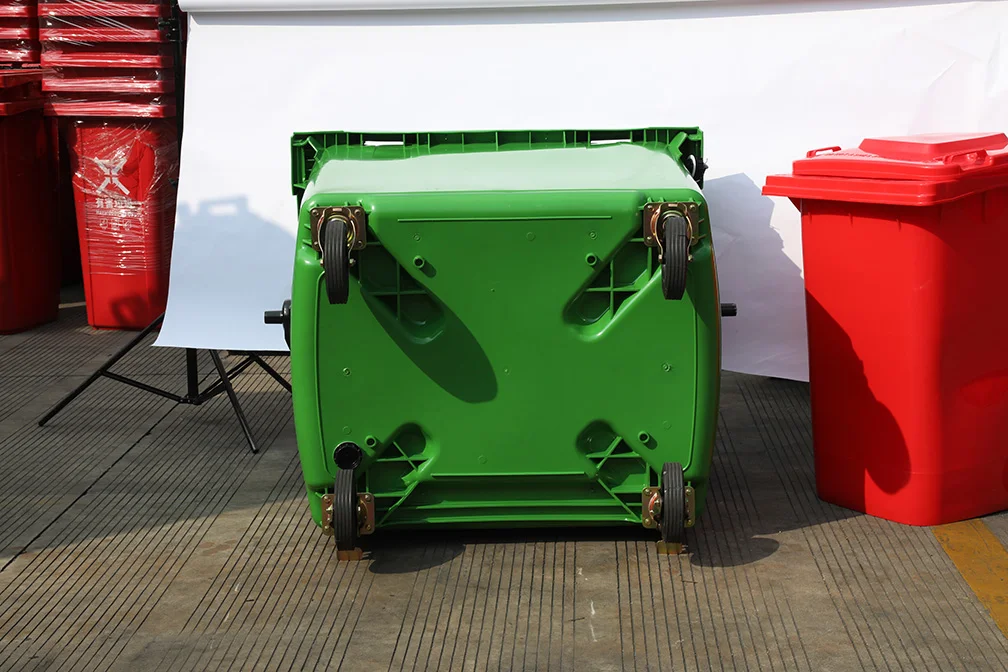 1000L 1100L Waterproof and UV Resistance Plastic Industrial Storage Bin with Wheels and Lid