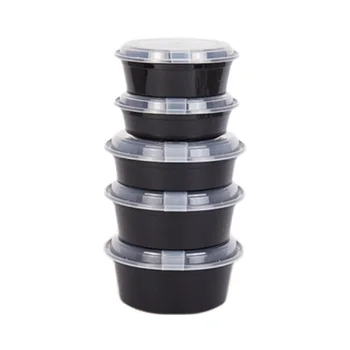 Ventilated Takeaway Packing Box Thickened Lunch Box with Lid Plastic Fast Food Container Disposable Food Container with Buckle