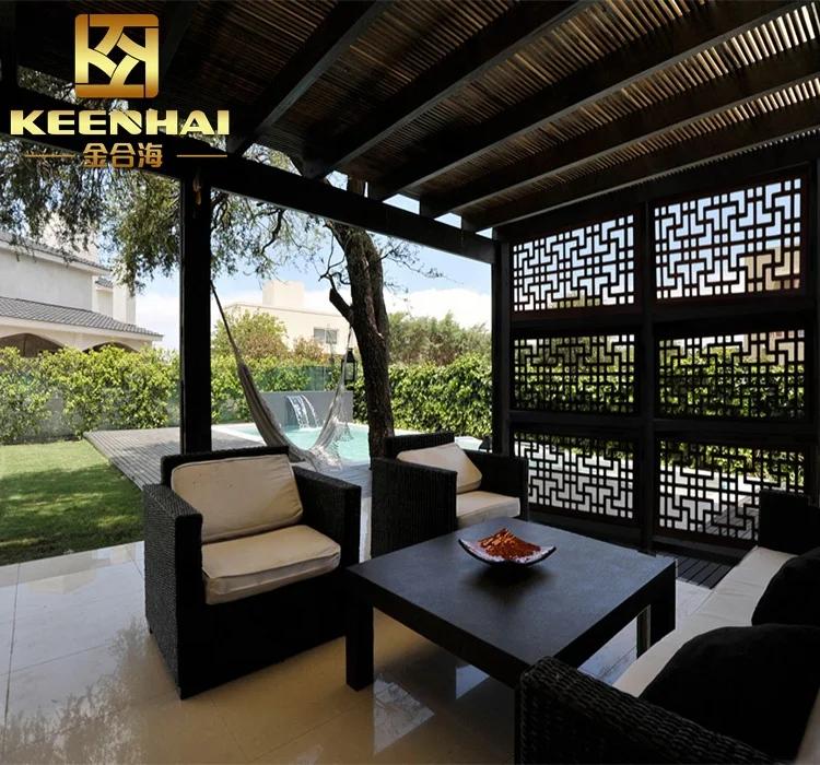Outdoor Aluminum Perforated Ceiling Panel Soundproof Fireproof Waterproof Square Tile Shape for Terrace Decoration Hotel Use